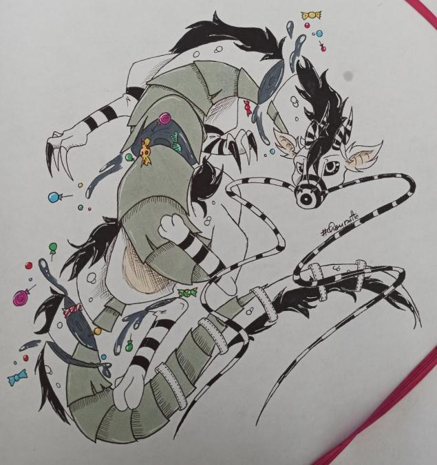 Full body of Wild Smoke - candy gore -